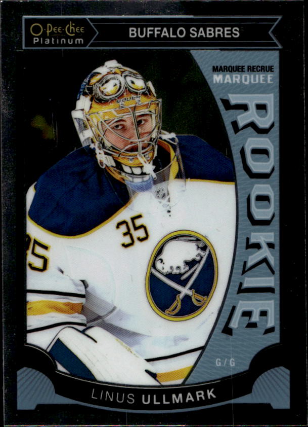 Marquee Rookie LINUS ULLMARK 15-16 UD O-Pee-Chee OPC Platinum
