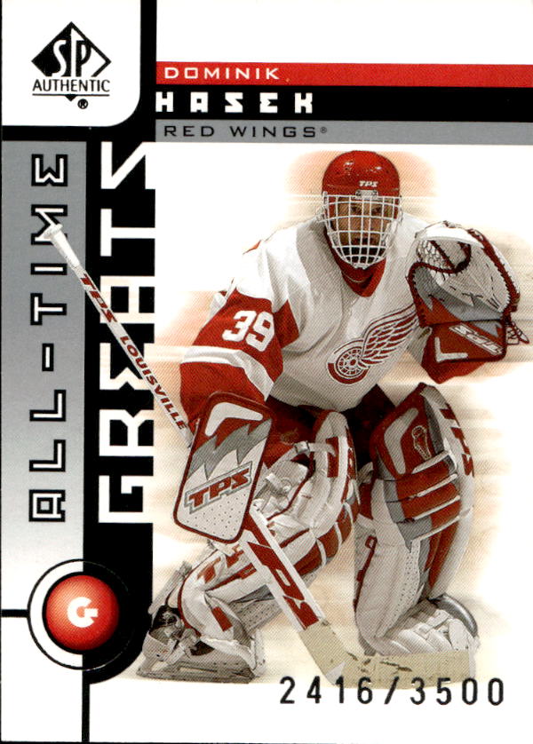 All-Time Greats DOMINIK HAŠEK 01-02 UD SP Authentic /3500