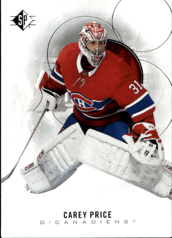 CAREY PRICE 20-21 UD SP Hockey