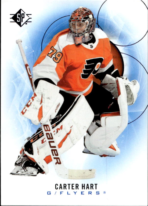 Blue CARTER HART 20-21 UD SP Hockey