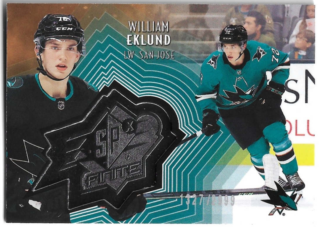 Rookie SPx Finite WILLIAM EKLUND 21-22 UD Extended Series /2999