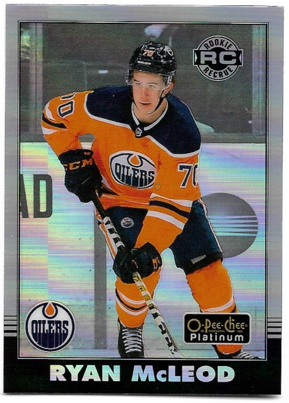Rookie Retro Rainbow RYAN MCLEOD 20-21 UD O-Pee-Chee OPC Platinum