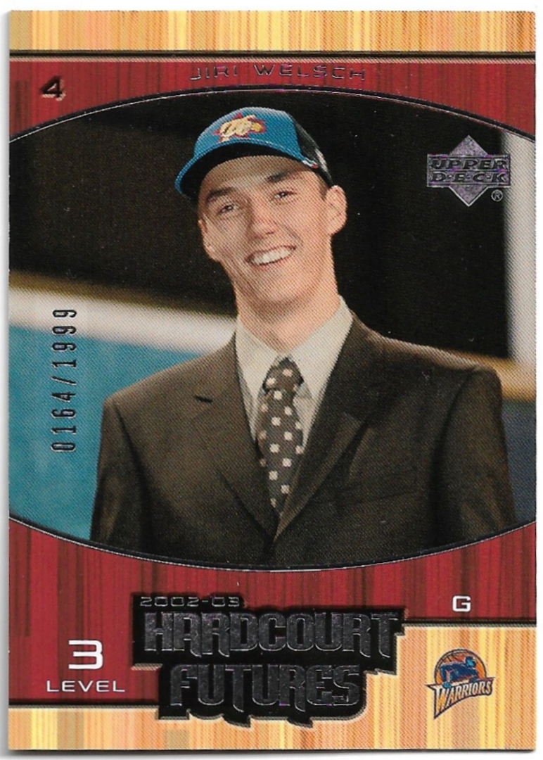 Rookie JIŘÍ WELSCH 02-03 UD Hardcourt /1999