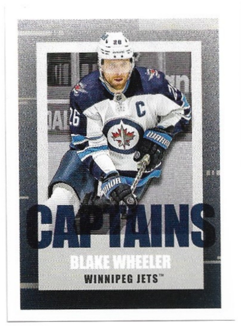 Captains BLAKE WHEELER 2022-23 Topps NHL Sticker Collection Hockey