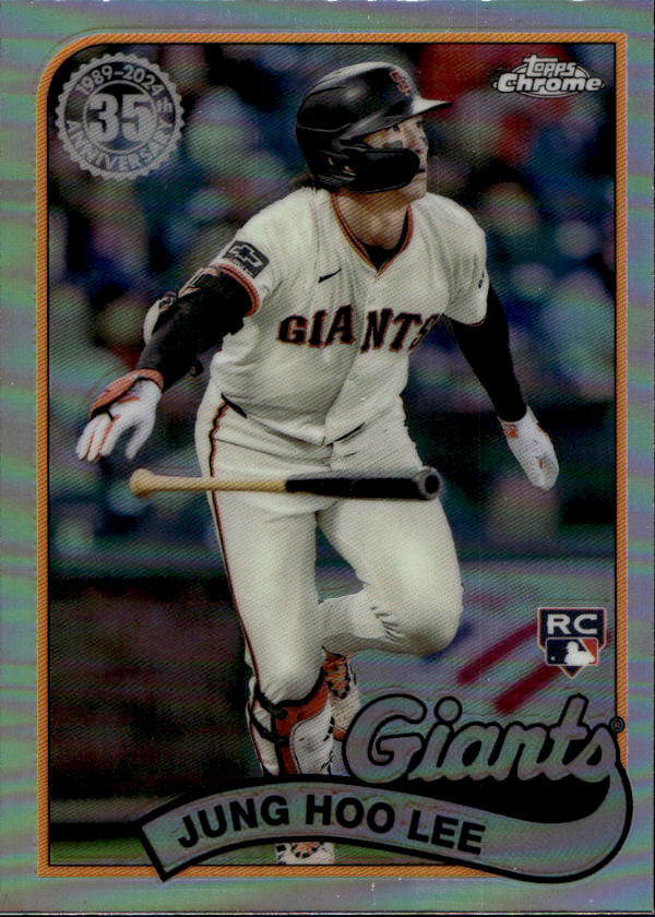 Rookie Refractor 1989 Topps JUNG HOO LEE 2024 Topps Chrome Update Series Baseball