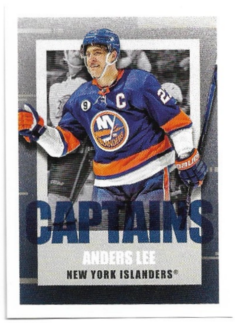 Captains ANDERS LEE 2022-23 Topps NHL Sticker Collection Hockey