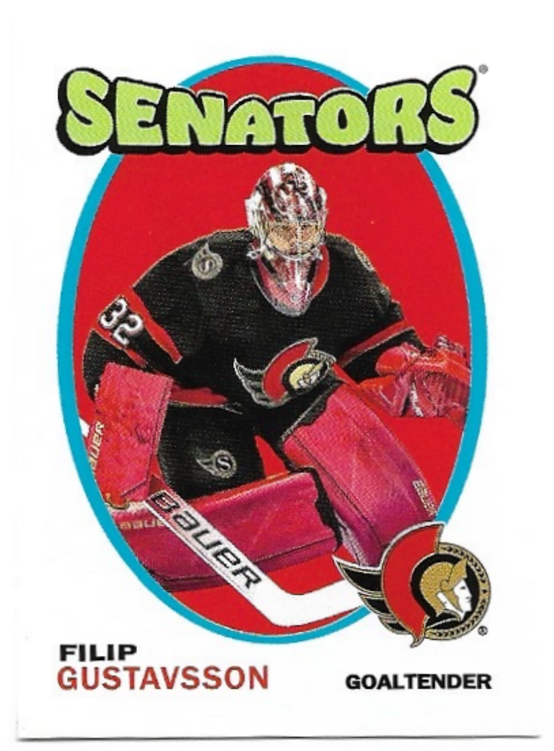 1971-72 Rookie FILIP GUSTAVSSON 2022-23 Topps NHL Sticker Collection Hockey