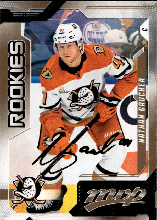 Rookie Gold Script NATHAN GAUCHER 26-27 UD MVP