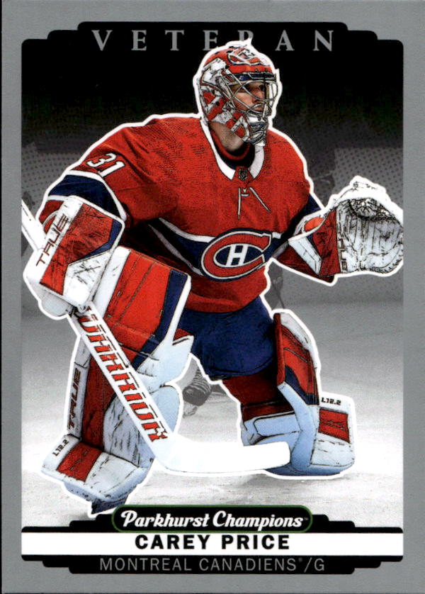 Silver CAREY PRICE 22-23 UD Parkhurst Champions