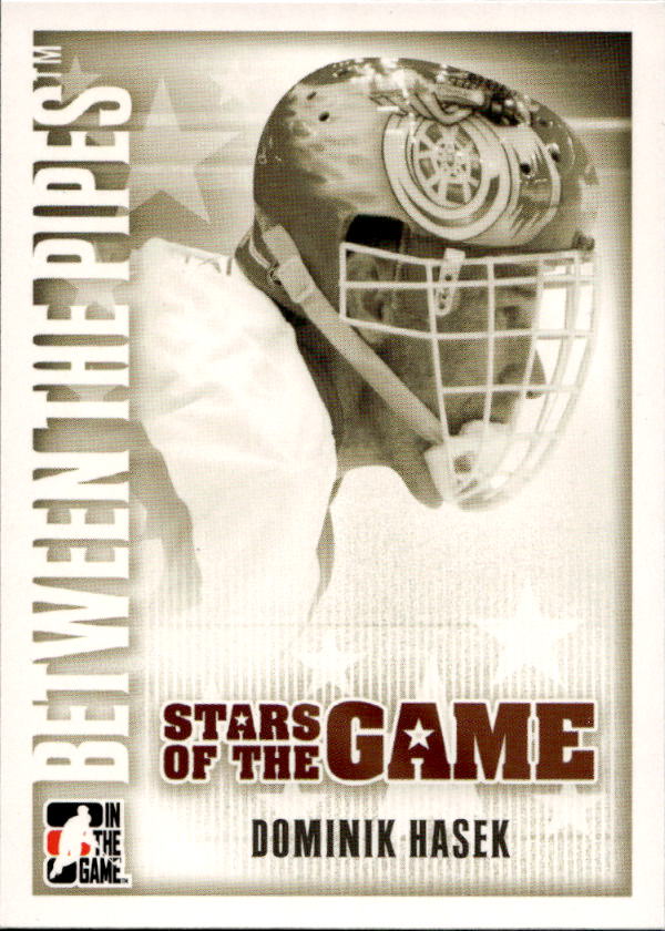 Stars of the Game DOMINIK HAŠEK 07-08 In the Game Between the Pipes