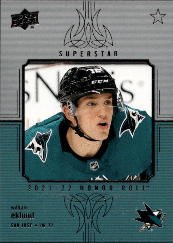Rookie Honor Roll WILLIAM EKLUND 21-22 UD Series 2