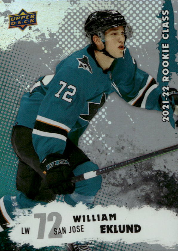 Rookie Commemorative Class WILLIAM EKLUND 21-22 UD Series 2