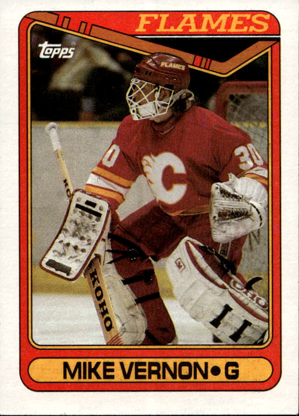 MIKE VERNON 90-91 Topps