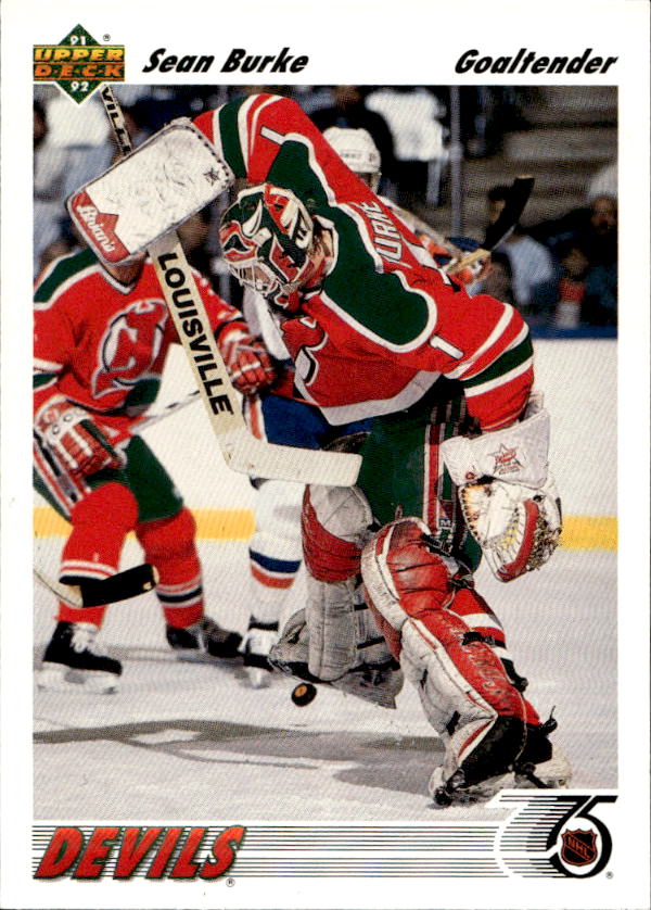 SEAN BURKE 91-92 Upper Deck
