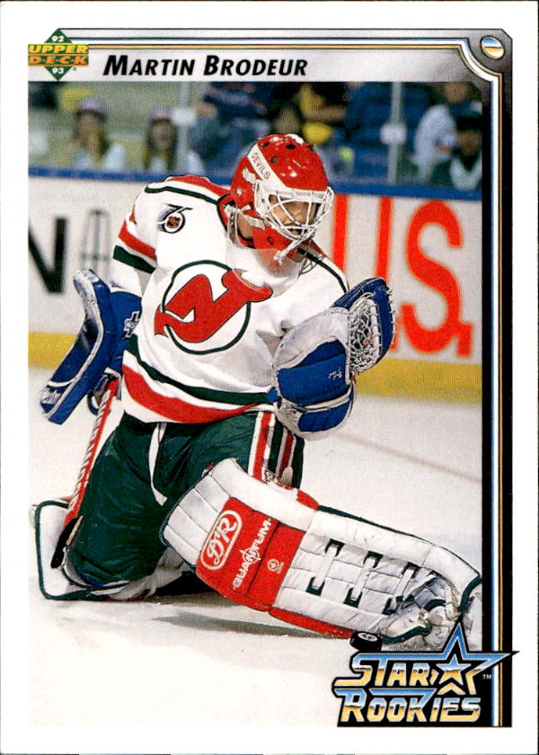 Star Rookies MARTIN BRODEUR 92-93 Upper Deck