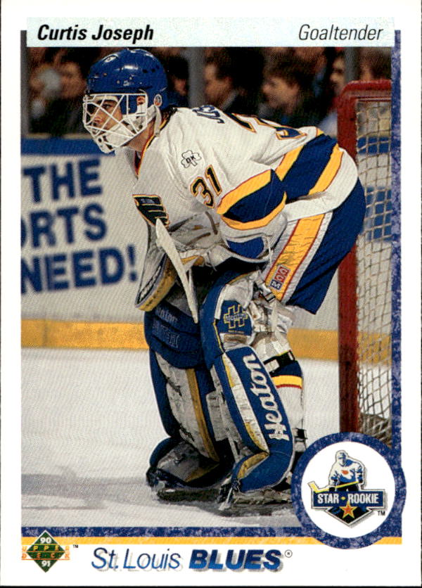 Rookie CURTIS JOSEPH 90-91 Upper Deck