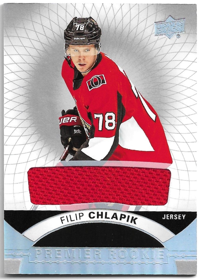 Jersey Rookie FILIP CHLAPÍK 17-18 UD Premier