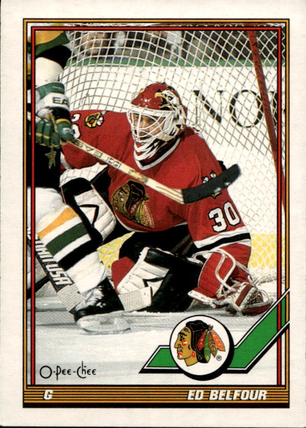 ED BELFOUR 91-92 O-Pee-Chee