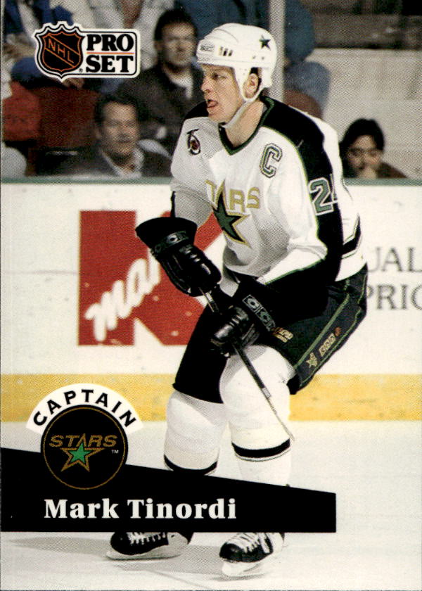 Captain MARK TINORDI 91-92 Pro Set