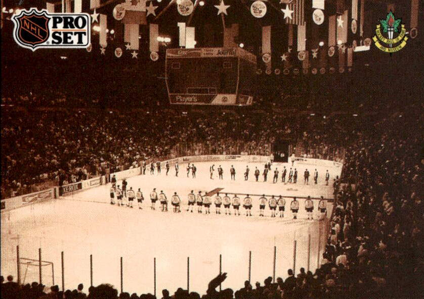 HISTORY OF THE NHL ALL-STAR GAME Practice Outdoors 91-92 Pro Set