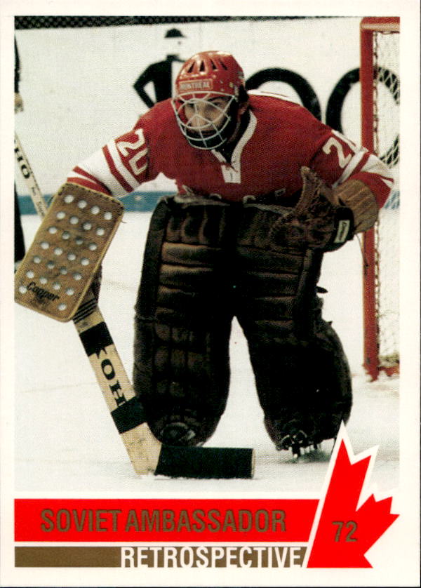 Soviet Ambassador VLADISLAV TRETIAK 92-93 Future Trends '76 Canada Cup