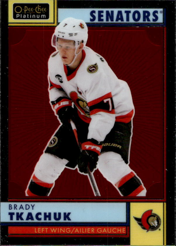 Retro BRADY TKACHUK 22-23 UD O-Pee-Chee OPC Platinum
