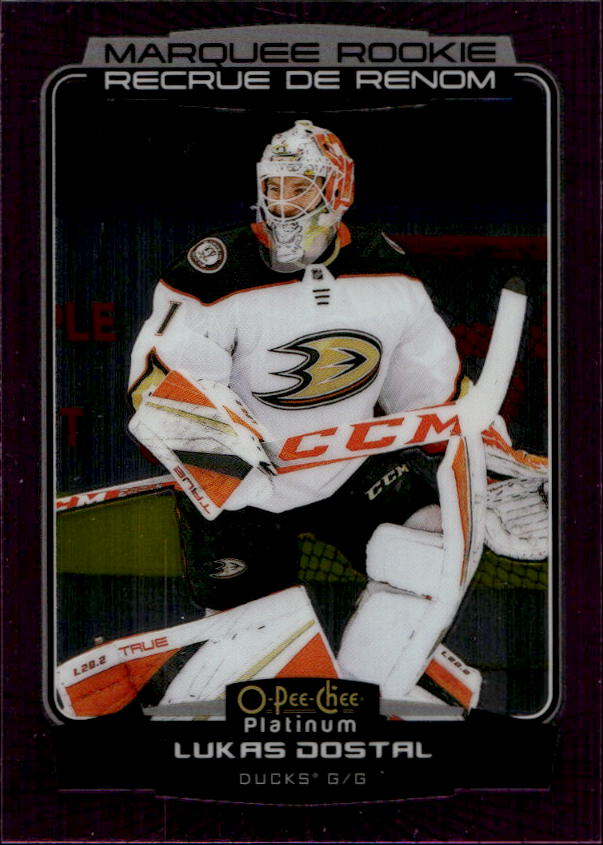 Rookie Matte Pink Marquee Rookie LUKÁŠ DOSTÁL 22-23 UD O-Pee-Chee OPC Platinum