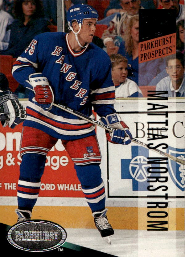 Parkurst Prospects MATTIAS NORSTROM 93-94 Parkhurst