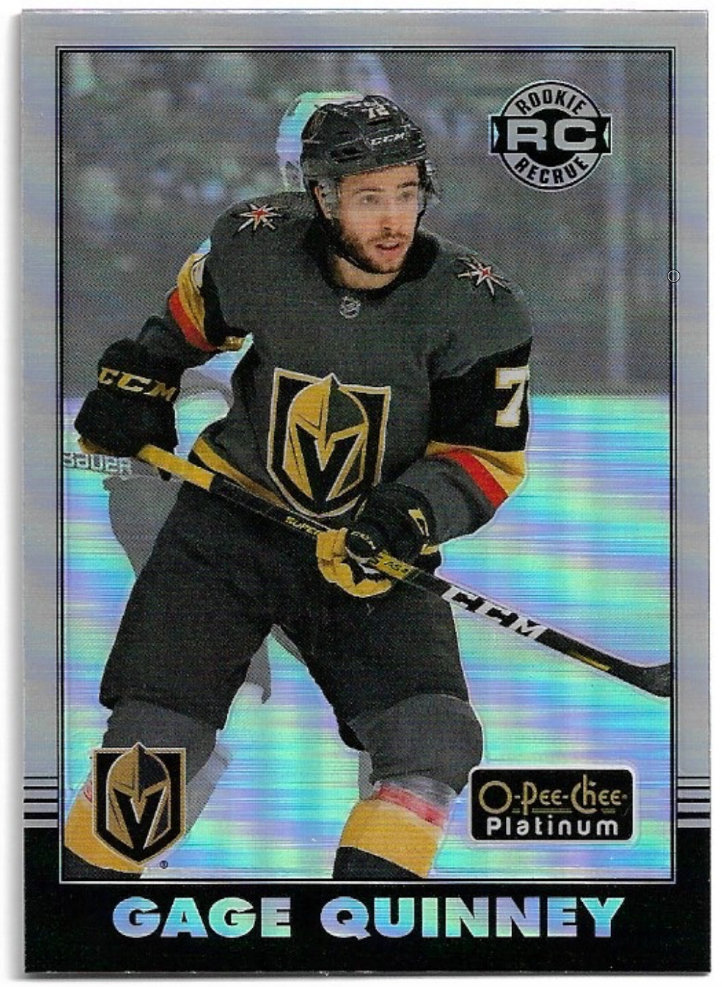 Rookie Retro Rainbow GAGE QUINNEY 20-21 UD O-Pee-Chee OPC Platinum