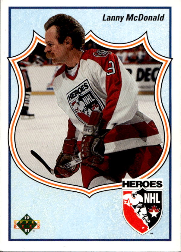 Heroes of the NHL LANNY MCDONALD 90-91 Upper Deck