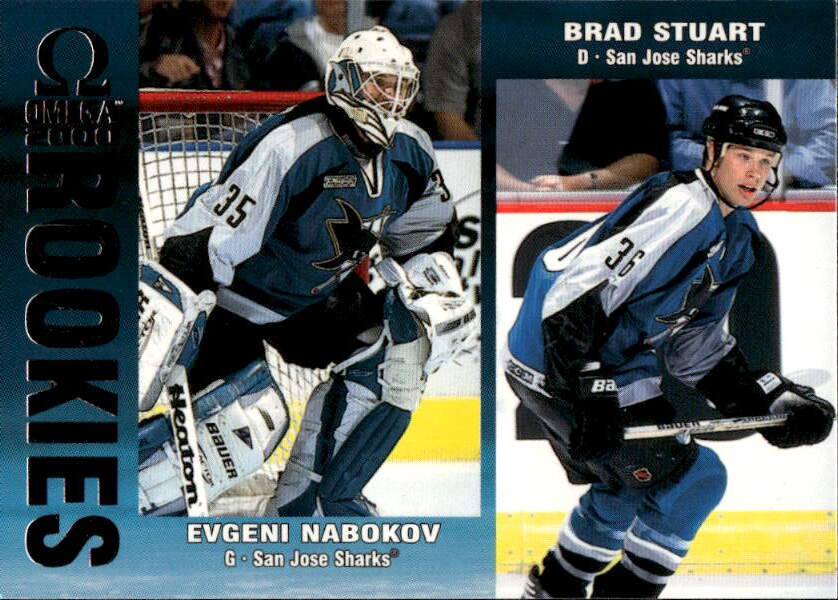 Rookies EVGENI NABOKOV/BRAD STUART 99-00 Pacific Omega
