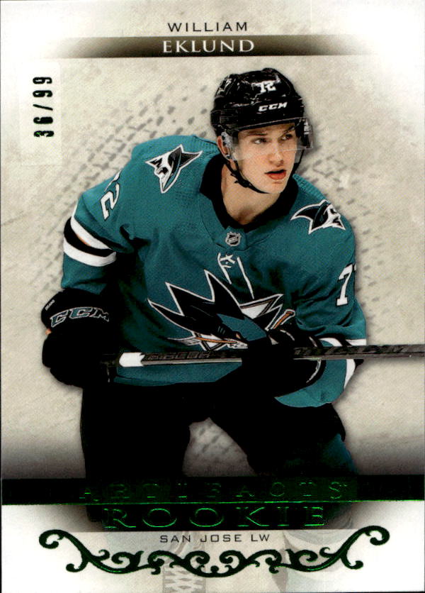 Rookie Emerald WILLIAM EKLUND 21-22 UD Artifacts /99