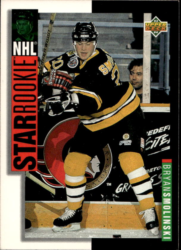 Star Rookie BRYAN SMOLINSKI 93-94 Upper Deck