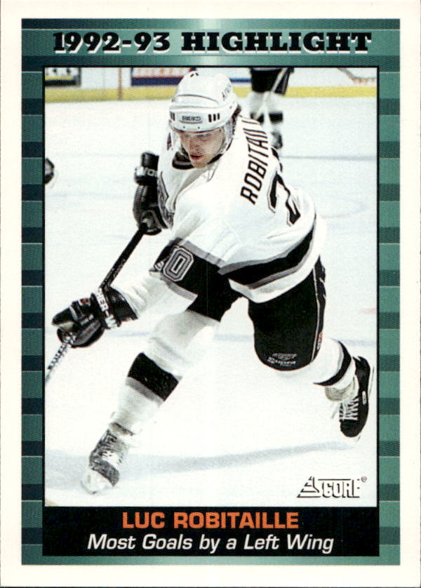 1992-93 Highlight LUC ROBITAILLE 93-94 Score American