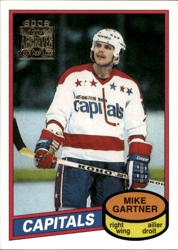 MIKE GARTNER 01-02 Topps/O-Pee-Chee Archives