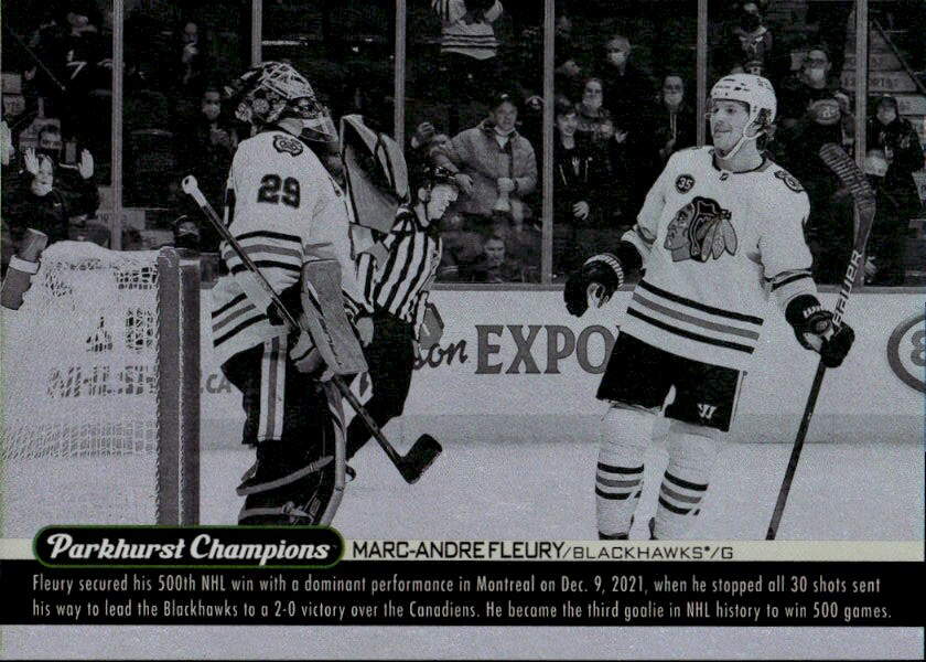 Wire Image MARC-ANDRE FLEURY 22-23 UD Parkhurst Champions