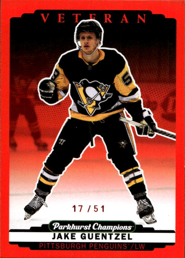 Red JAKE GUENTZEL 22-23 UD Parkhurst Champions /51