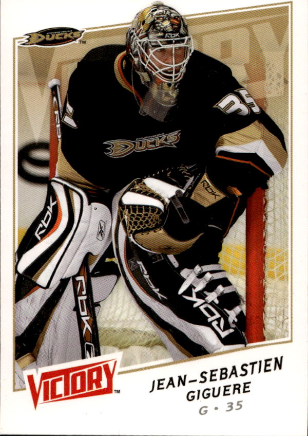 JEAN-SEABSTIEN GIGUERE 08-09 UD Victory