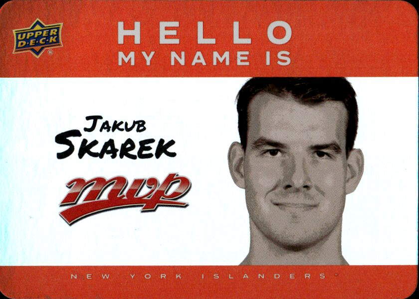 Rookie Hello My Name Is Stickers JAKUB ŠKAREK 25-26 UD MVP