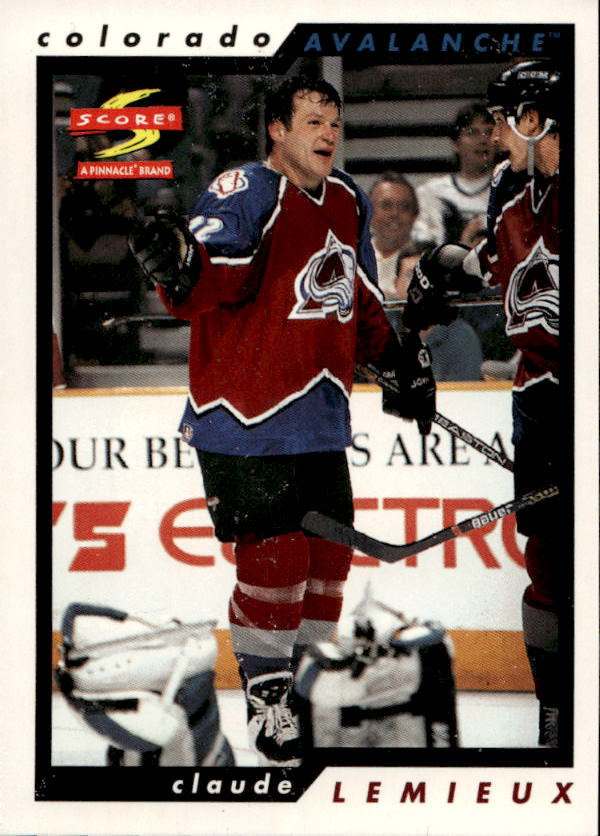 CLAUDE LEMIEUX 96-97 Score (barva na kartě)