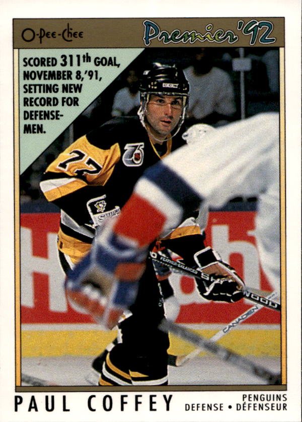 PAUL COFFEY 91-92 O-Pee-Chee Premier