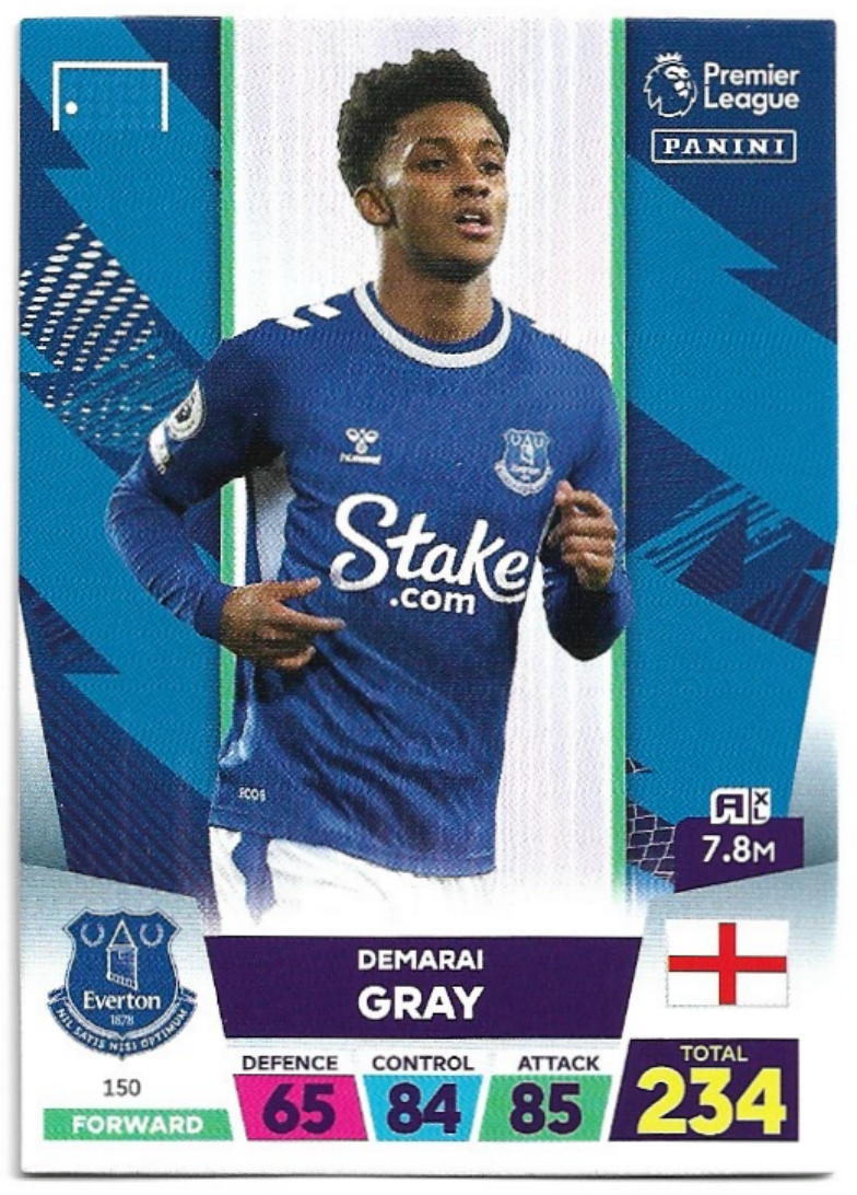 DEMARAI GRAY 2023 Panini Adrenalyn XL Premier League