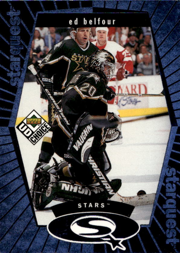 StarQuest Blue ED BELFOUR 98-99 UD Choice (světlé hrany)
