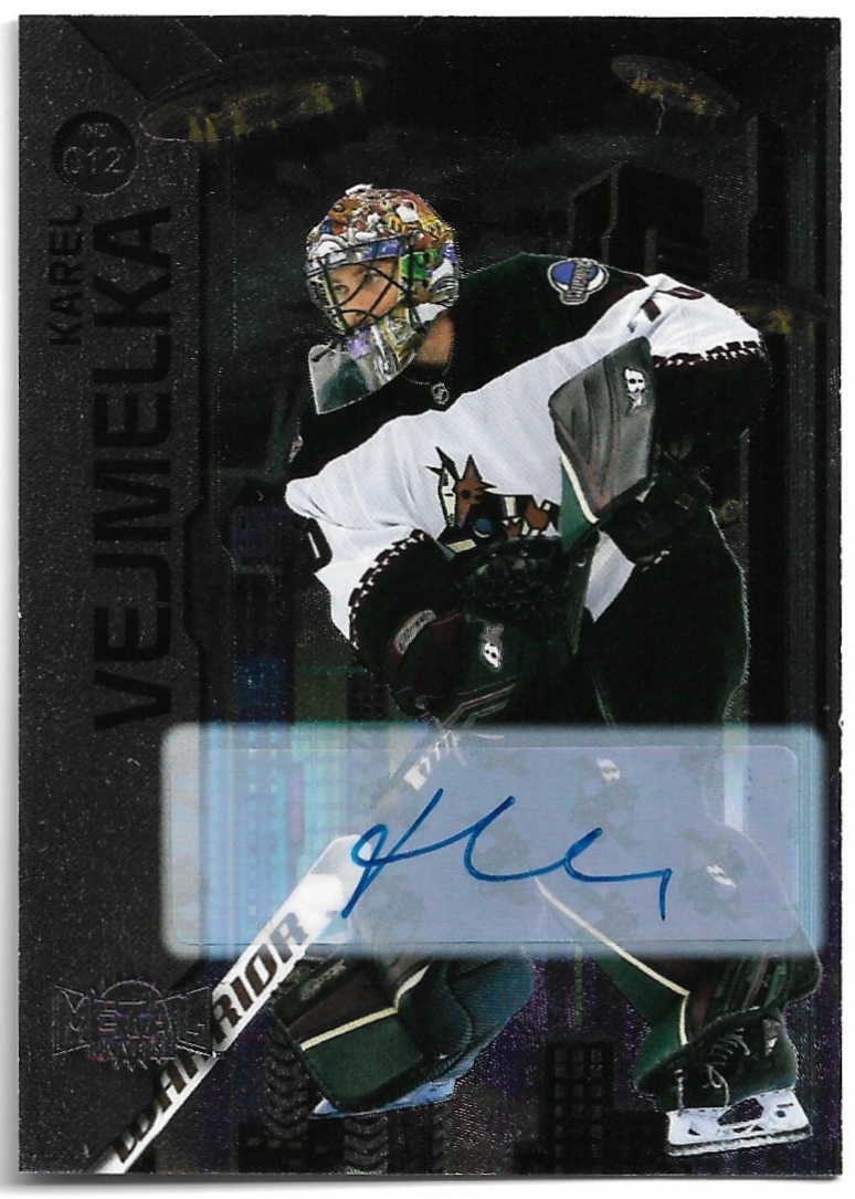Auto Silver Autographs KAREL VEJMELKA 23-24 UD Metal Universe