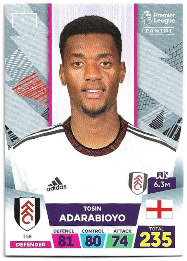 TOSIN ADARABIYO 2023 Panini Adrenalyn XL Premier League