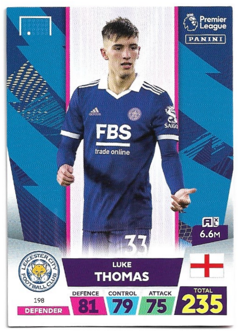 LUKE THOMAS 2023 Panini Adrenalyn XL Premier League