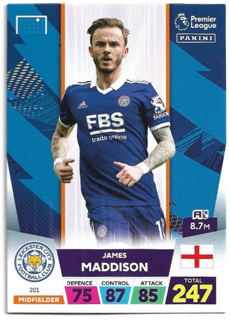JAMES MADDISON 2023 Panini Adrenalyn XL Premier League