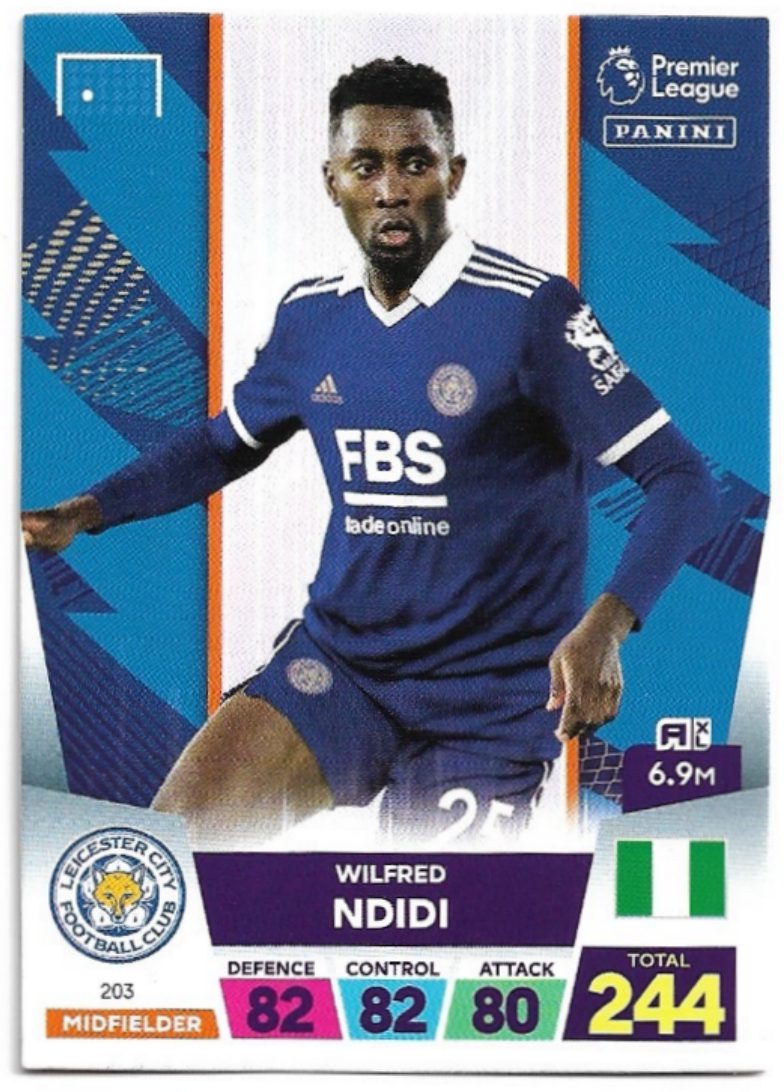 WILFRED NDIDI 2023 Panini Adrenalyn XL Premier League