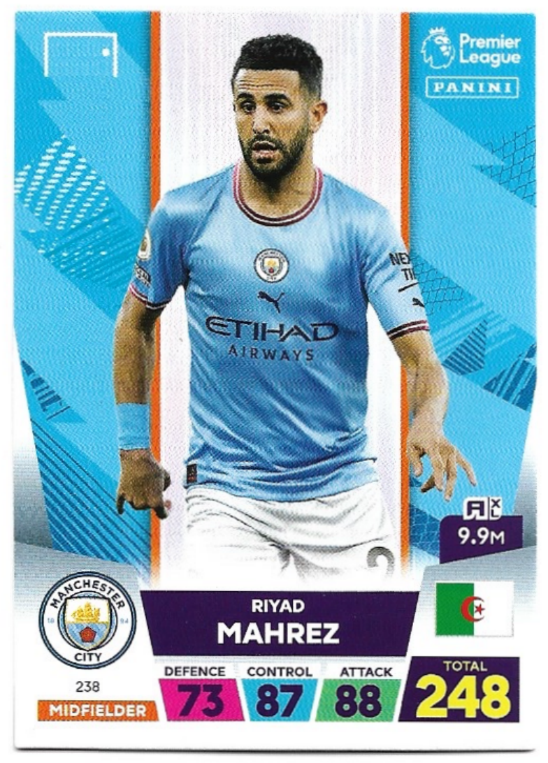 RIYAD MAHREZ 2023 Panini Adrenalyn XL Premier League