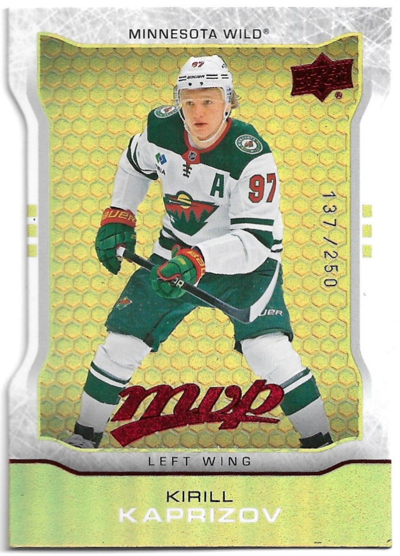 10th Anniversary Gold Colors and Contours KIRILL KAPRIZOV 24-25 UD MVP /250